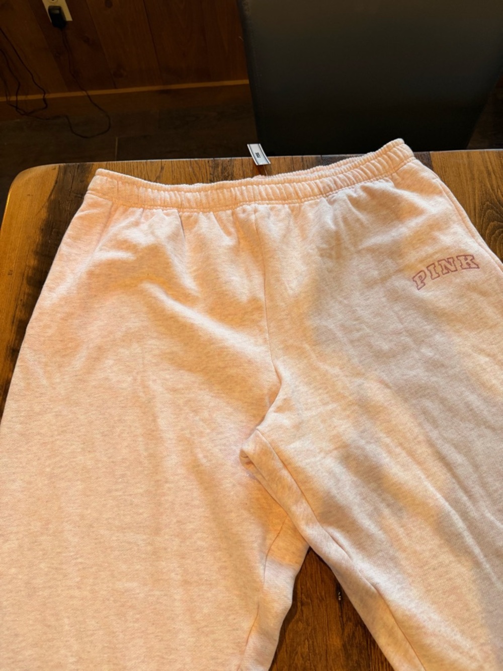 XXL PINK Victoria’s Secret Sweatpants Sparkly Pink Plus Size 2X VS MSRP $60 cozy - Picture 5 of 10